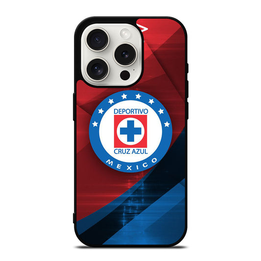 CRUZ AZUL DEPORTIVO FOOTBALL LOGO 5 iPhone 15 Pro Case Cover