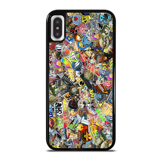 CSGO STICKER BOMB COLLAGE iPhone X / XS Case Cover