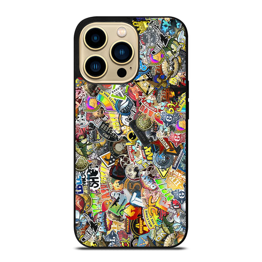 CSGO STICKER BOMB COLLAGE iPhone 14 Pro Max Case Cover
