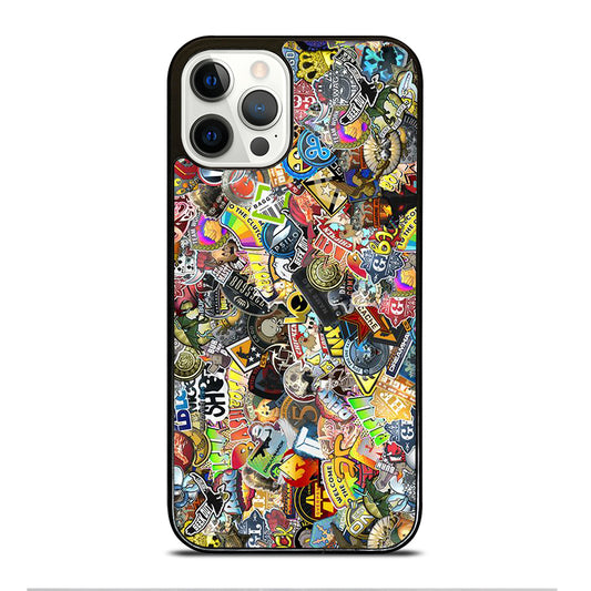 CSGO STICKER BOMB COLLAGE iPhone 12 Pro Case Cover