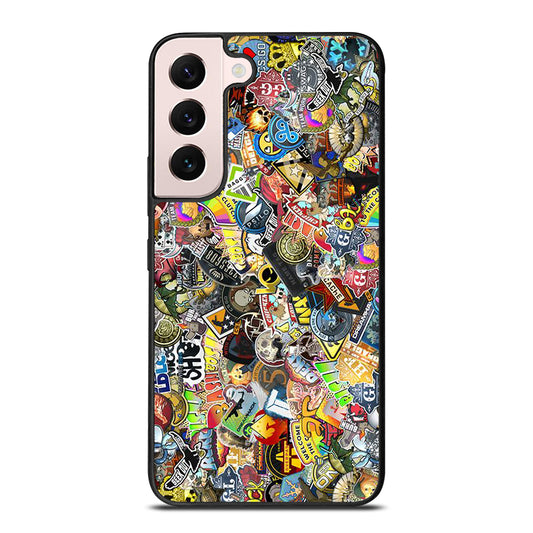 CSGO STICKER BOMB COLLAGE Samsung Galaxy S22 Plus Case Cover