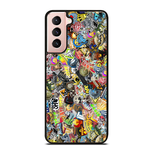 CSGO STICKER BOMB COLLAGE Samsung Galaxy S21 Case Cover