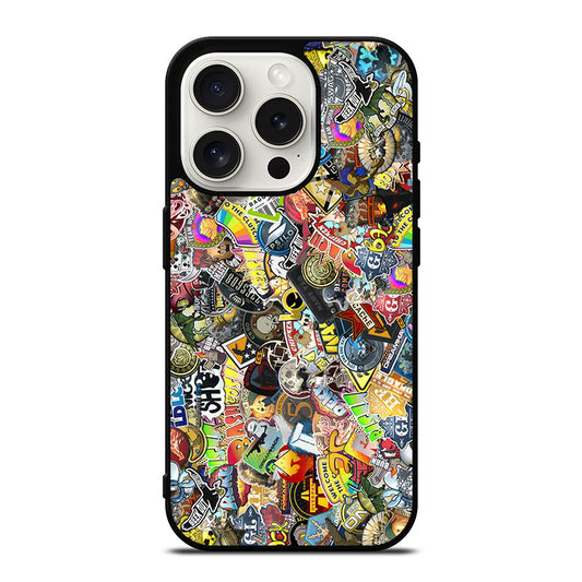 CSGO STICKER BOMB COLLAGE iPhone 15 Pro Case Cover