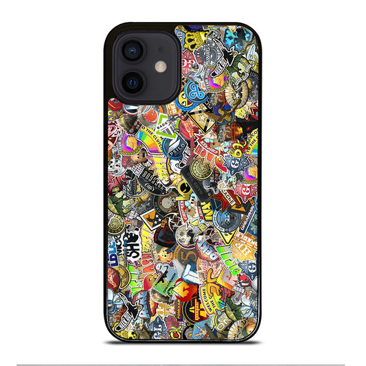 CSGO STICKER BOMB COLLAGE iPhone 12 Mini Case Cover