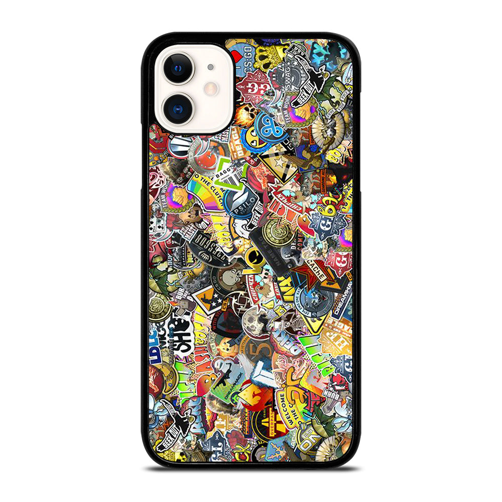 CSGO STICKER BOMB COLLAGE iPhone 11 Case Cover