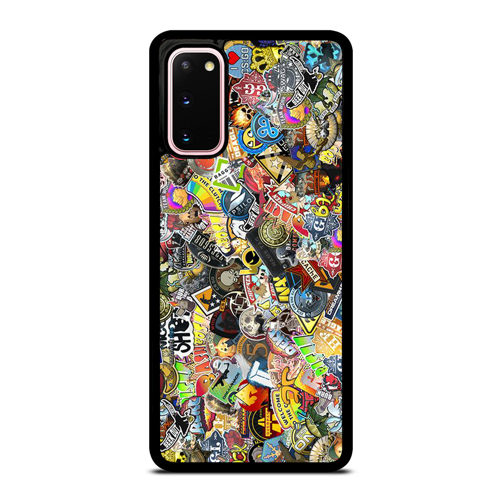 CSGO STICKER BOMB COLLAGE Samsung Galaxy S20 Case Cover