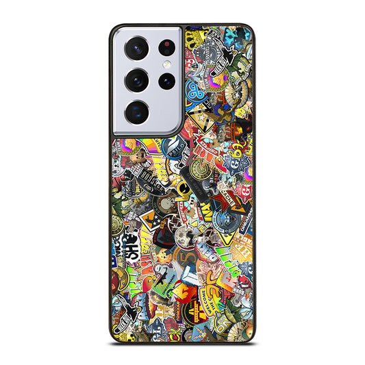 CSGO STICKER BOMB COLLAGE Samsung Galaxy S21 Ultra Case Cover
