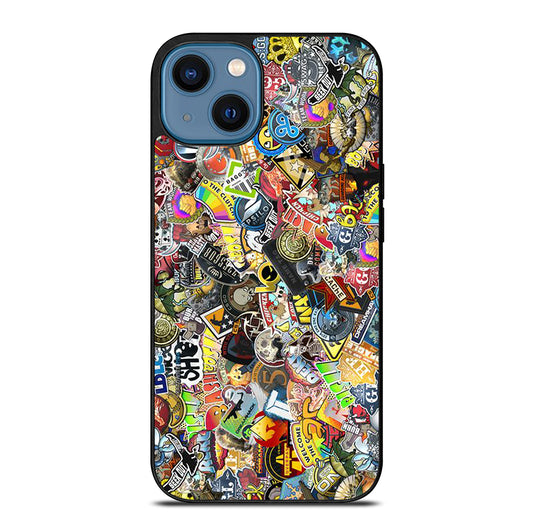 CSGO STICKER BOMB COLLAGE iPhone 14 Case Cover