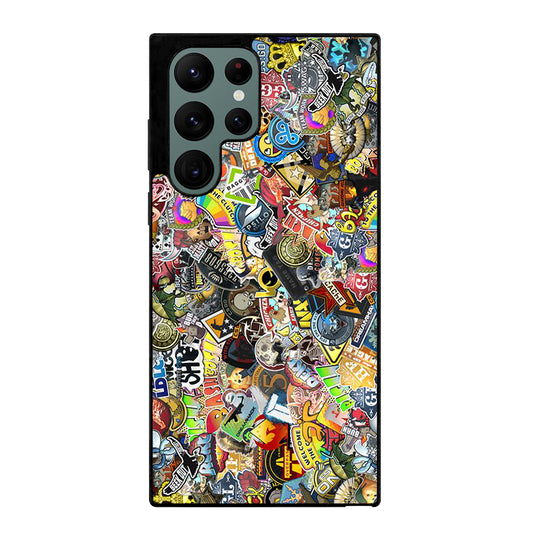 CSGO STICKER BOMB COLLAGE Samsung Galaxy S22 Ultra Case Cover