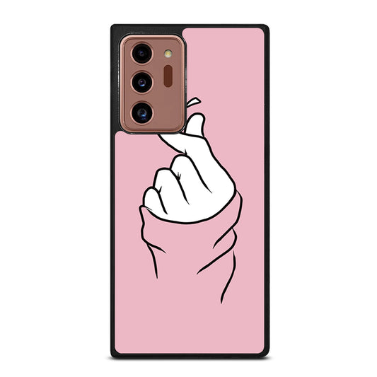CUTE HEART FINGER 1 Samsung Galaxy Note 20 Ultra Case Cover