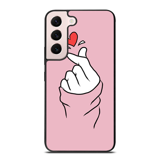 CUTE HEART FINGER 1 Samsung Galaxy S22 Plus Case Cover