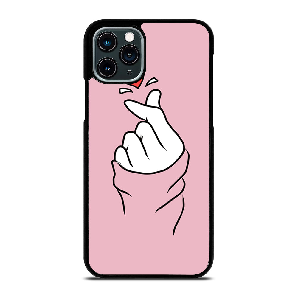 CUTE HEART FINGER 1 iPhone 11 Pro Case Cover