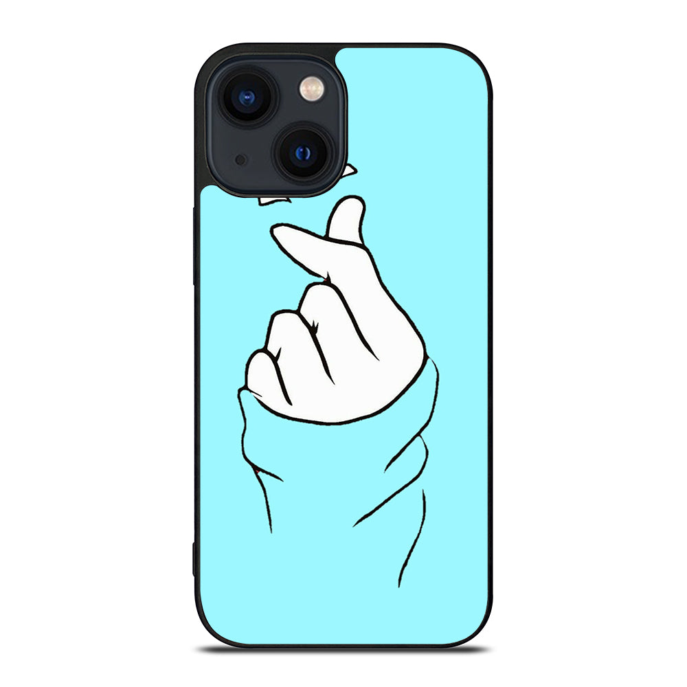 CUTE HEART FINGER 2 iPhone 14 Plus Case Cover