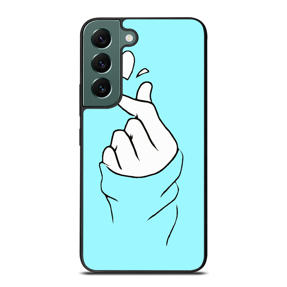 CUTE HEART FINGER 2 Samsung Galaxy S22 Case Cover