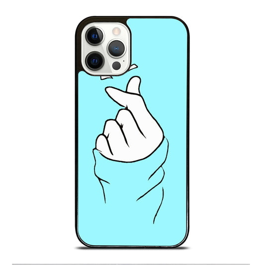 CUTE HEART FINGER 2 iPhone 12 Pro Case Cover