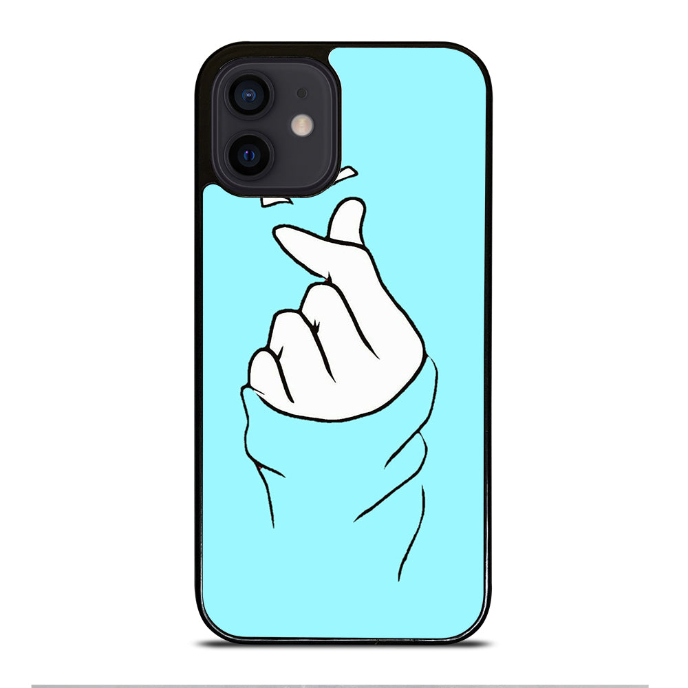 CUTE HEART FINGER 2 iPhone 12 Mini Case Cover