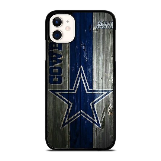 DALLAS COWBOYS WOODEN LOGO iPhone 11 Case Cover