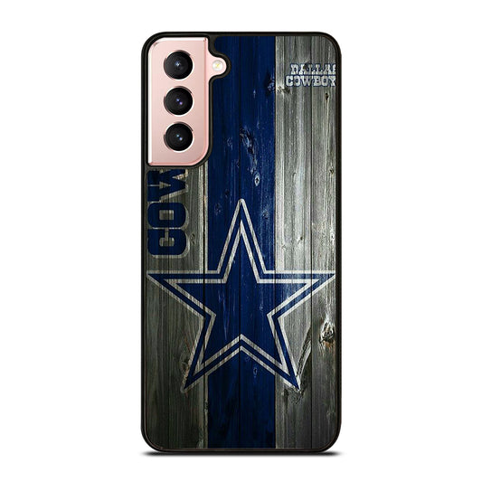 DALLAS COWBOYS WOODEN LOGO Samsung Galaxy S21 Case Cover
