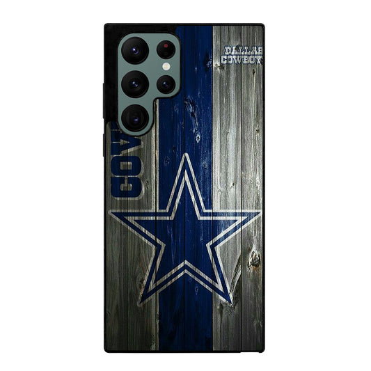 DALLAS COWBOYS WOODEN LOGO Samsung Galaxy S22 Ultra Case Cover