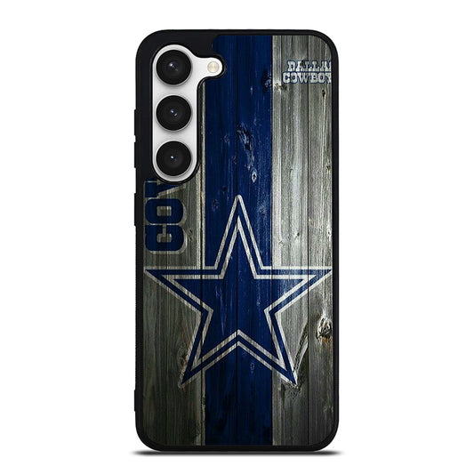 DALLAS COWBOYS WOODEN LOGO Samsung Galaxy S23 Case Cover