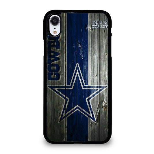 DALLAS COWBOYS WOODEN LOGO iPhone XR Case Cover