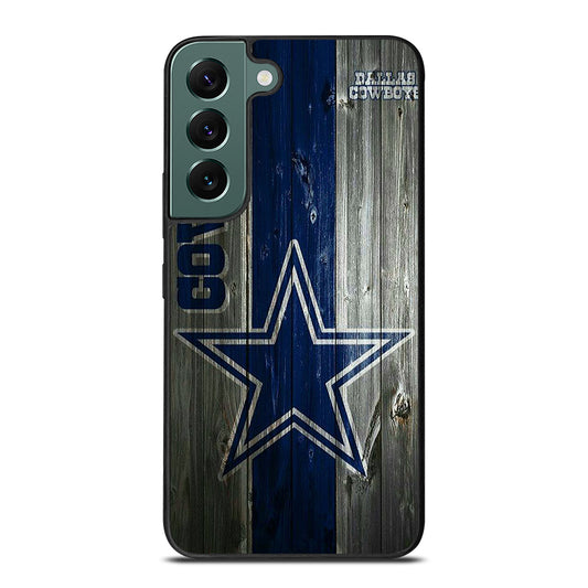 DALLAS COWBOYS WOODEN LOGO Samsung Galaxy S22 Case Cover