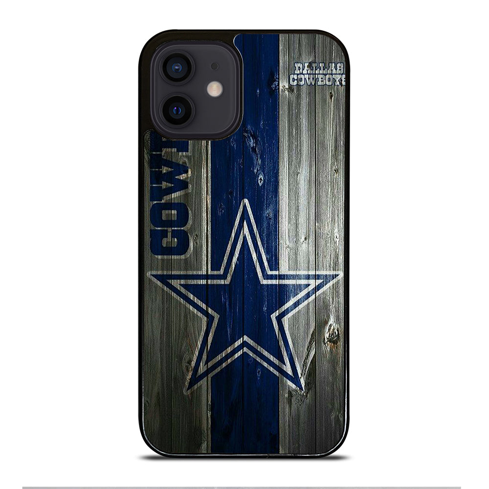 DALLAS COWBOYS WOODEN LOGO iPhone 12 Mini Case Cover