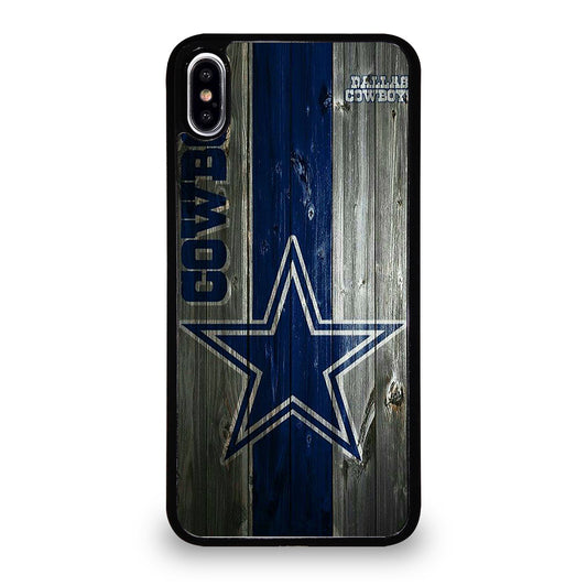 DALLAS COWBOYS WOODEN LOGO iPhone XS Max Case Cover