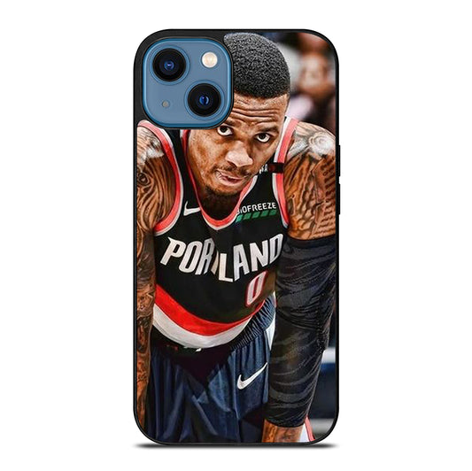 DAMIAN LILLARD TRAIL BLAZERS NBA BASKETBALL iPhone 14 Case Cover