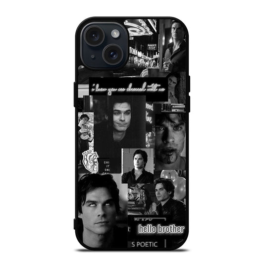 DAMON SALVATORE COLLAGE iPhone 15 Plus Case Cover