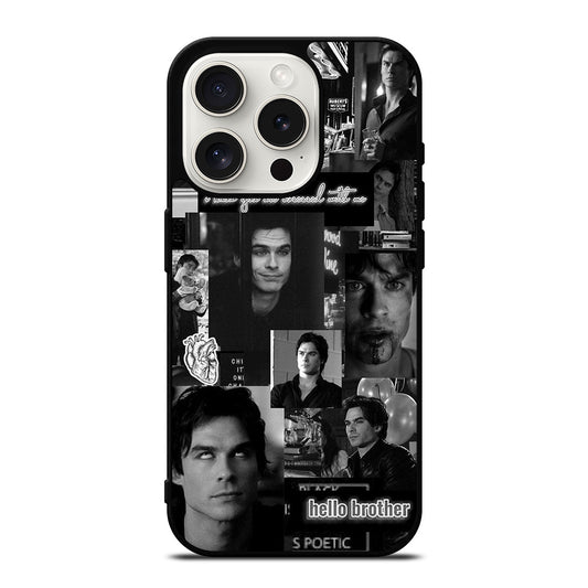 DAMON SALVATORE COLLAGE iPhone 15 Pro Case Cover
