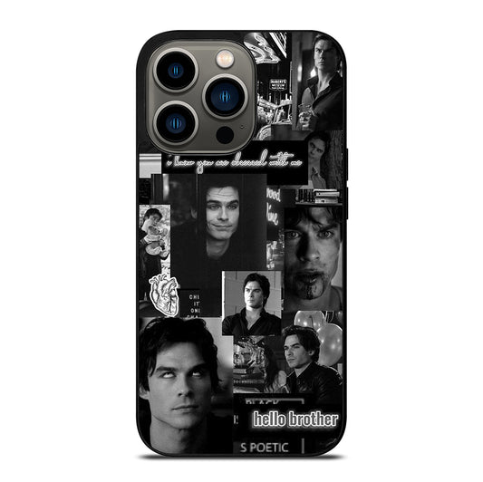 DAMON SALVATORE COLLAGE iPhone 13 Pro Case Cover