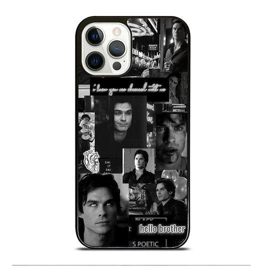 DAMON SALVATORE COLLAGE iPhone 12 Pro Case Cover