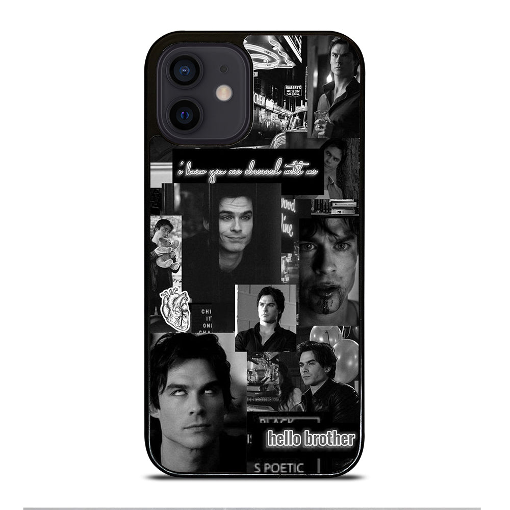 DAMON SALVATORE COLLAGE iPhone 12 Mini Case Cover