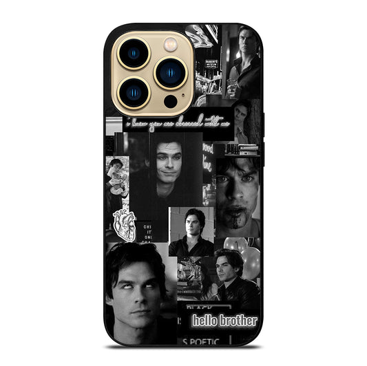 DAMON SALVATORE COLLAGE iPhone 14 Pro Max Case Cover