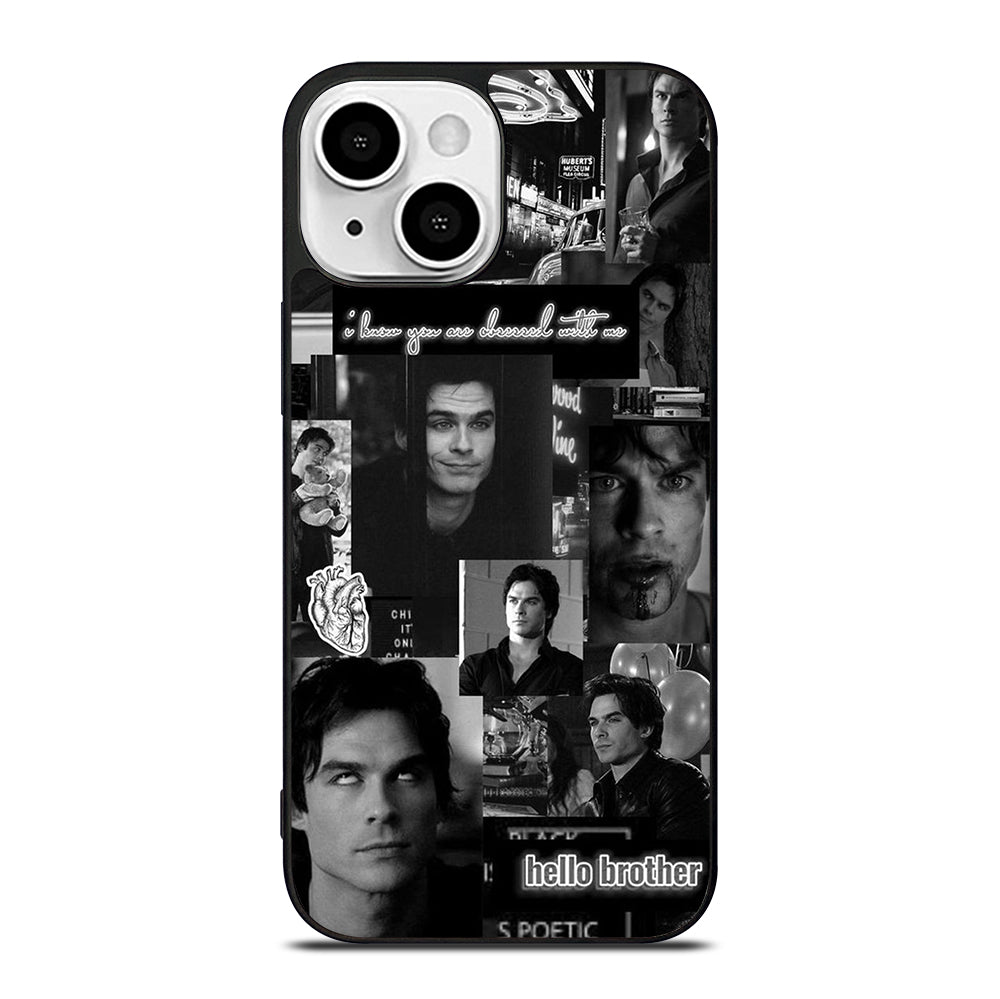 DAMON SALVATORE COLLAGE iPhone 13 Mini Case Cover