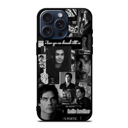 DAMON SALVATORE COLLAGE iPhone 15 Pro Max Case Cover