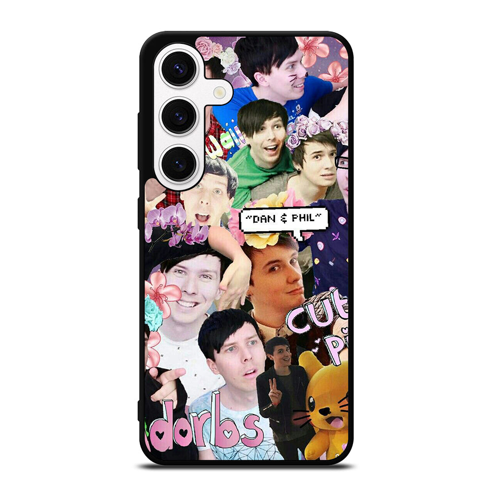 DAN AND PHIL COLLAGE 4 Samsung Galaxy S24 Case Cover