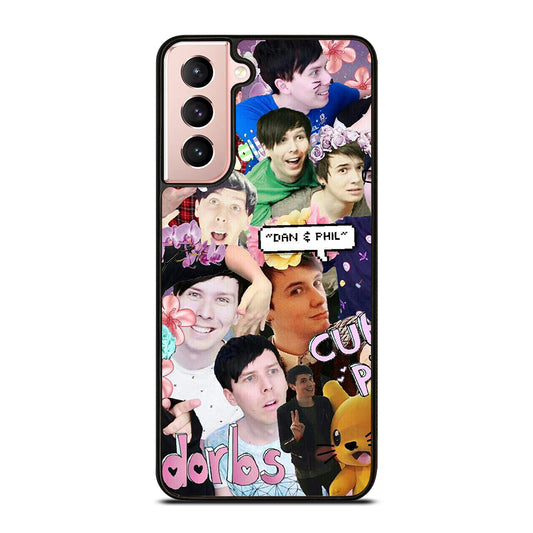 DAN AND PHIL COLLAGE 4 Samsung Galaxy S21 Case Cover