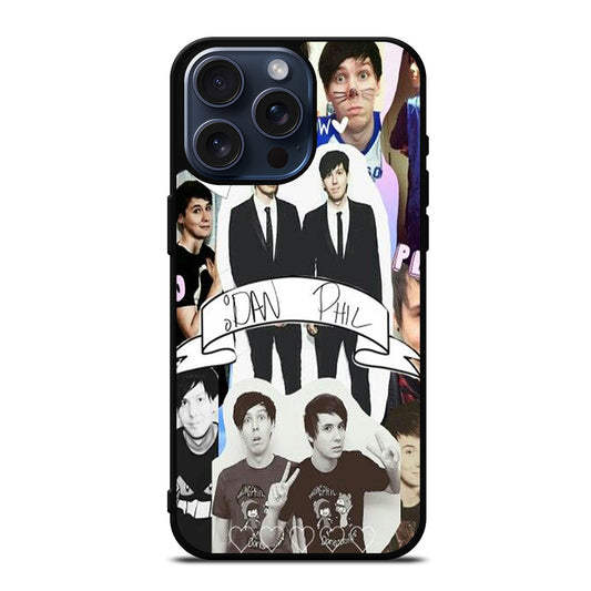 DAN AND PHIL COLLAGE 5 iPhone 15 Pro Max Case Cover