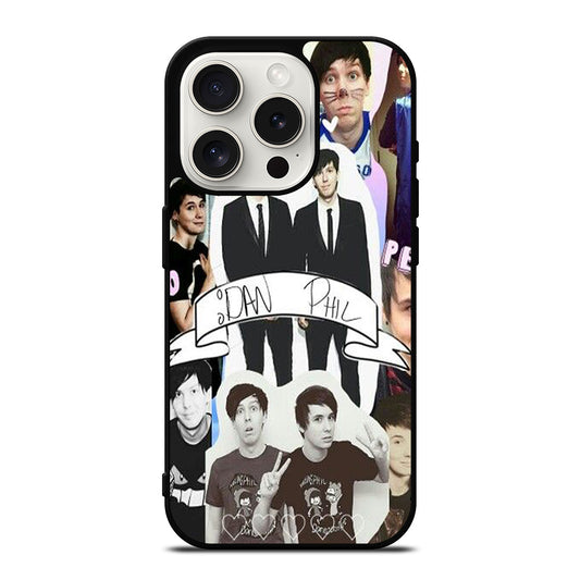 DAN AND PHIL COLLAGE 5 iPhone 15 Pro Case Cover