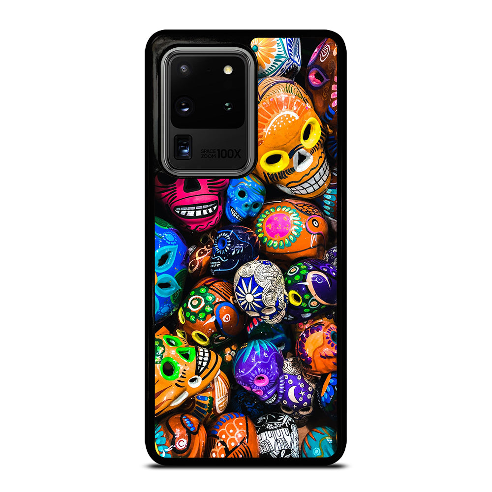 DAY OF THE DEAD SKULL PATTERN Samsung Galaxy S20 Ultra Case Cover