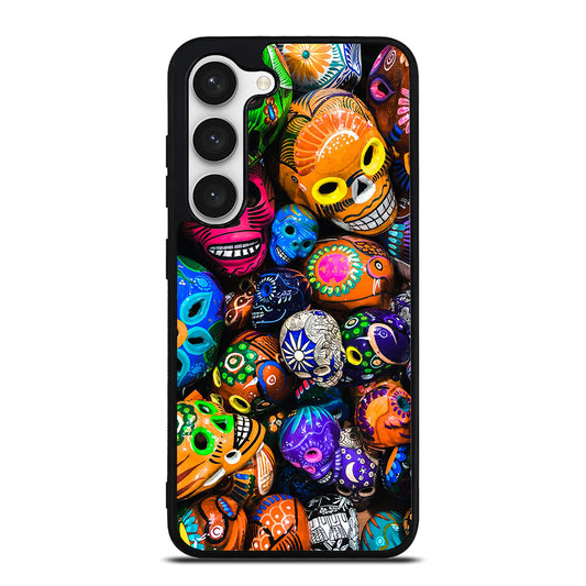 DAY OF THE DEAD SKULL PATTERN Samsung Galaxy S23 Case Cover