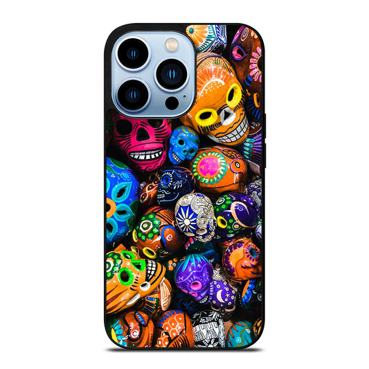 DAY OF THE DEAD SKULL PATTERN iPhone 13 Pro Max Case Cover