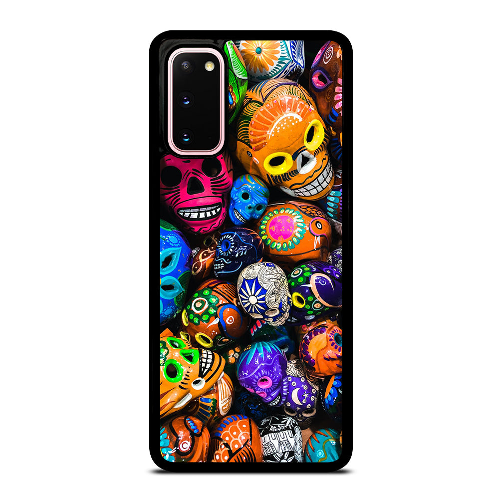 DAY OF THE DEAD SKULL PATTERN Samsung Galaxy S20 Case Cover