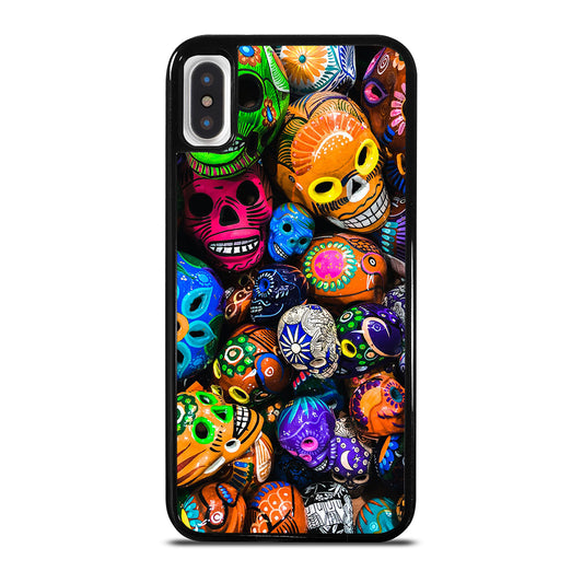 DAY OF THE DEAD SKULL PATTERN iPhone X / XS Case Cover