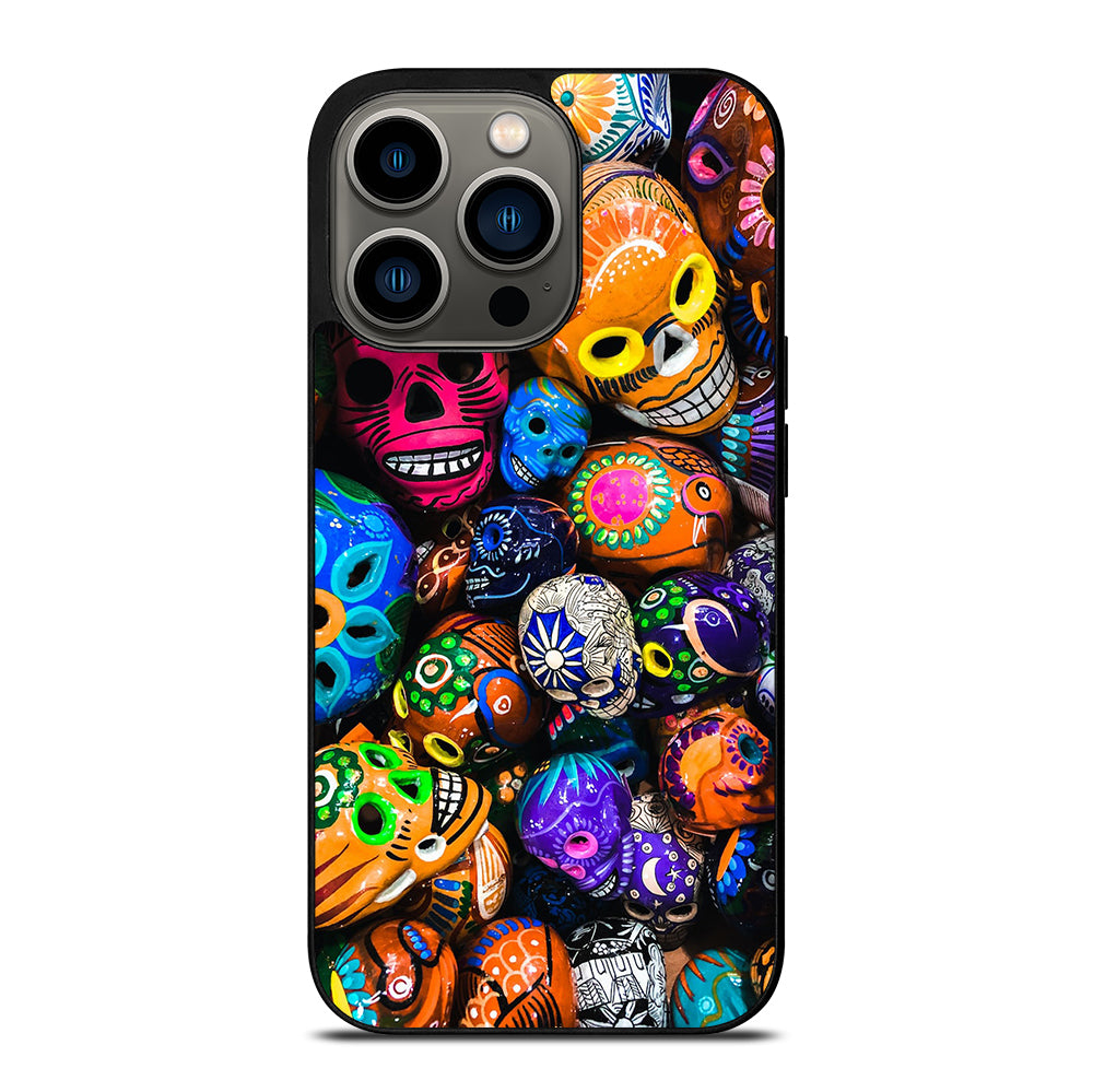 DAY OF THE DEAD SKULL PATTERN iPhone 13 Pro Case Cover