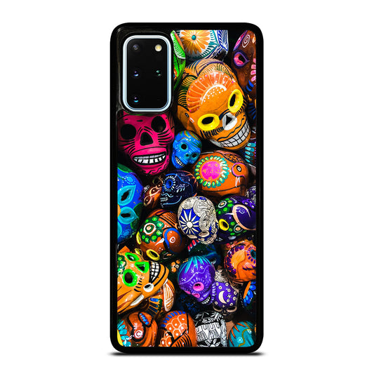 DAY OF THE DEAD SKULL PATTERN Samsung Galaxy S20 Plus Case Cover