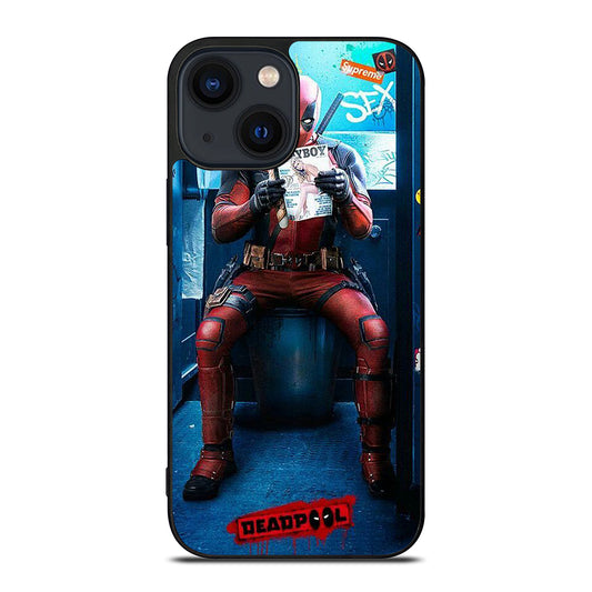 DEADPOOL FUNNY HERO iPhone 14 Plus Case Cover