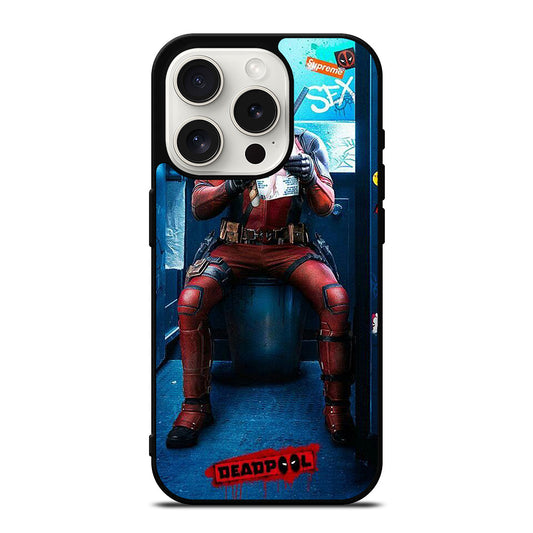 DEADPOOL FUNNY HERO iPhone 15 Pro Case Cover